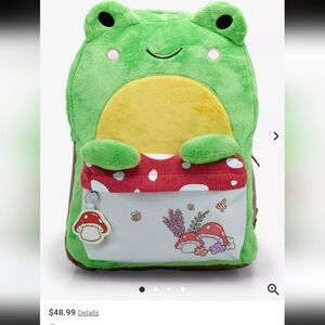 Frog character backpack